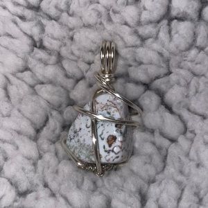 Wire wrapped pendant